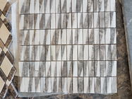 کاشی دیوار سنگ مرمر موزاییک، کاشی 300 X 298 میلی متر کاشی موزاییک سنگ طبیعی
