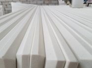 سنگ مرمر مانند مهندسی رگه Bianco Carrara Countertop، Hard White Quartz Tabletop
