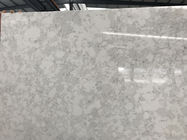 سنگ مرمر مانند مهندسی رگه Bianco Carrara Countertop، Hard White Quartz Tabletop