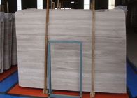 چین پرلینو بیگانگ Guizhou سفید Serpeggiante چوب خط Vein چوبی نقره ای بژ سفید خاکستری سفید کاشی سنگ مرمر سنگی