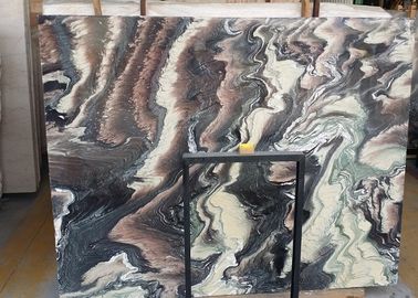 سنگ های طبیعی سنگ های تزئینی Fantaxy Landscaple Pattern Above 85 Gloss