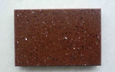 رنگ کریستال سنگ کوارتز جدید countertops با شیشه آینه تولید فرآیند