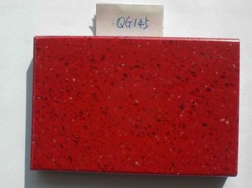 رنگ کریستال سنگ کوارتز جدید countertops با شیشه آینه تولید فرآیند