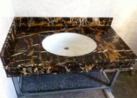طلا سیاه Portoro سنگ مرمر اسلب، سنگ مرمر اسلب برای آشپزخانه / حمام میز کار