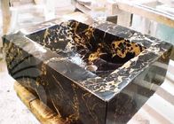 طلا سیاه Portoro سنگ مرمر اسلب، سنگ مرمر اسلب برای آشپزخانه / حمام میز کار