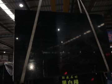 کاشی سنگ مرمر طبیعی Nero Marquina مالش سنگ مرمر حمام کاشی کف دوش