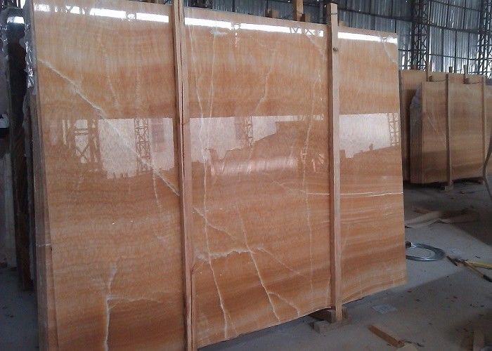 سنگ مرمر سنگ طبیعی سنگی صفحات جلا Surface Onyx Color Translucent