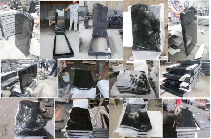 چینی Super Jet Hebei Black Granite برای گورستان